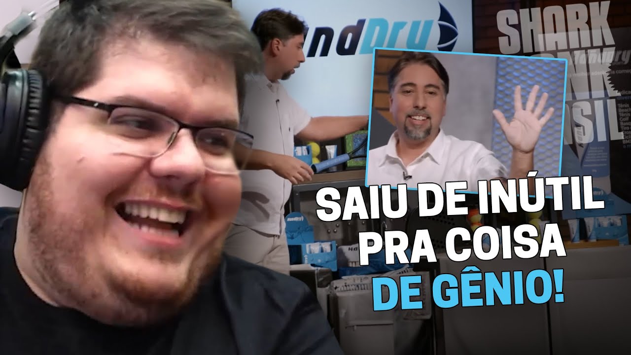 CASIMIRO REAGE: FIM DAS MÃOS SUADAS - SHARK TANK BRASIL (8ª TEMP) | Cortes do Casimito