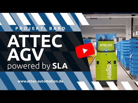 ATTEC AGV powered by SLA: Automated Guided Vehicle in Action