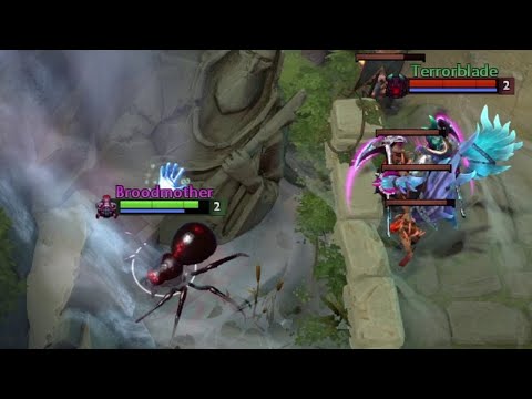 how this broodmother spammer wins lanes...