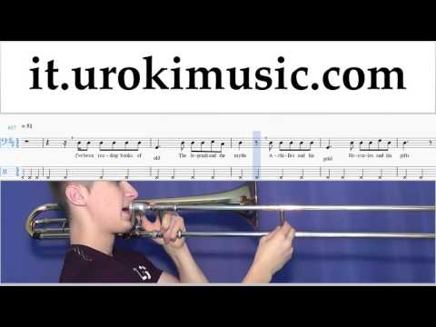 Corso di Trombone The Chainsmokers & Coldplay - Something Just Like This Tablature Tab Parte#2 um