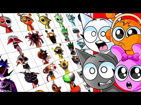 How to Draw ALL Sprunki Characters! (Phases 1-10)