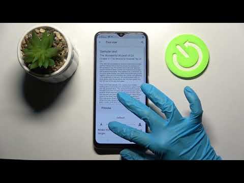 How to Change Font Size in REALME C21Y - Adjust Font Size