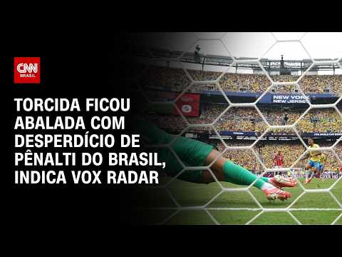 Brasil x Noruega: torcida ficou abalada com desperdício de pênalti, diz Vox Radar | CNN Prime Time
