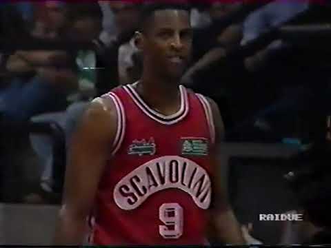 Lega 91/92 Final 4º Benetton Treviso-Scavolini Pesaro