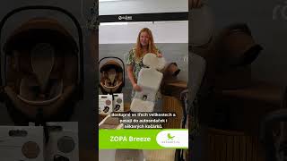 Zopa Breeze Prodyšná podložka do autosedačky 2/3 boss grey Ukázka vložky Breeze