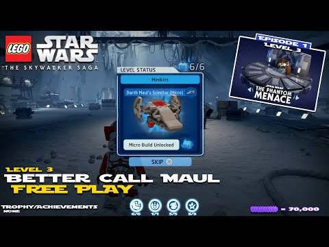 Lego Star Wars The Skywalker Saga: Lvl 3 Better Call Maul FREE PLAY - HTG