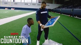Cowboys QB Dak Prescott inspired by artist born without arms | NFL Countdown | ESPN