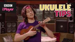 How to play the Ukulele (beginner lesson) | Andy and the Band Music Tutorial | CBBC