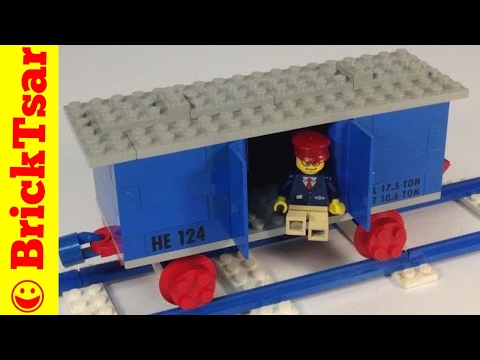 Vintage LEGO TRAIN set 124 Goods Wagon from 1969! Boxcar
