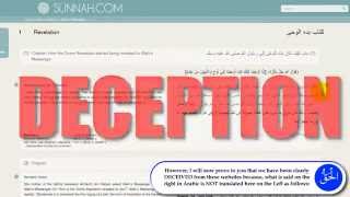 DECEPTION OF HADITHS