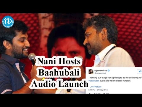 Nani Hosts Baahubali Audio Launch
