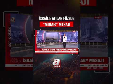 İsrail'e Atılan Füzede 