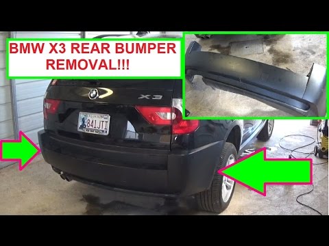 BMW x3 E83 Rear Bumper Removal and Replacement in 5 MINUTES!!!
