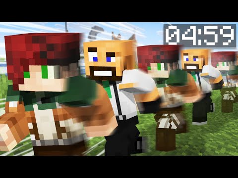 MINECRAFT SPEEDRUN, ma OGNI 5 MINUTI mi SCAMBIO con @tearlessraptor