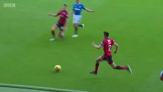 When a Scottish defender looses a big tackle slipped on his teammate