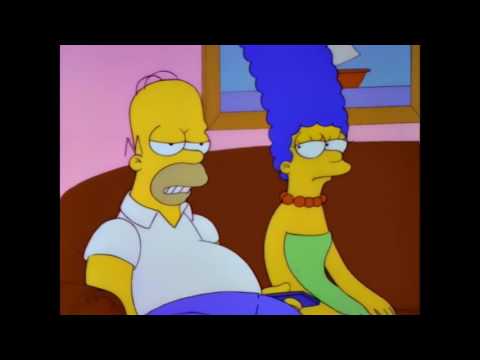 Homero: Hay algo que no puede comprar... Un dinosaurio