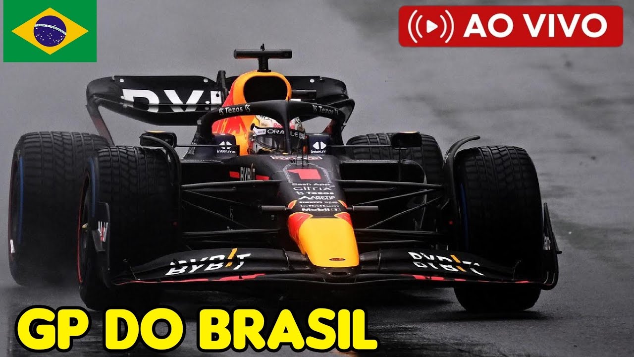 FÓRMULA 1 AO VIVO COM IMAGENS - GP DO BRASIL - CHUVA NA CORRIDA - F1 MANAGER 24 / PS5 #001