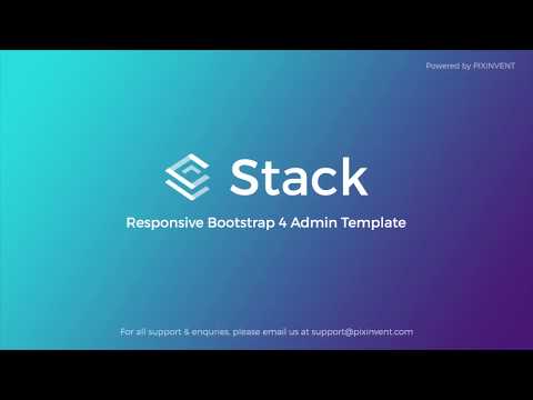 Stack Responsive Bootstrap 4 Admin Template - Introduction Video