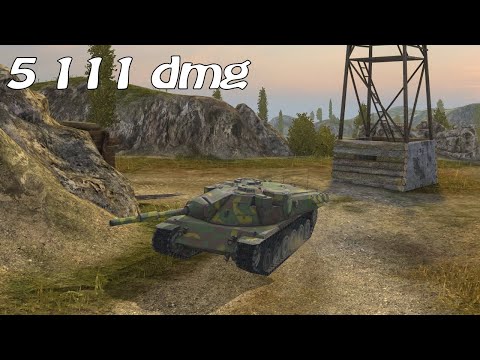 WOT Blitz / KpfPz 70 / 5 kills / 5 111 dmg