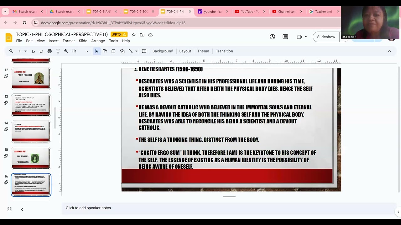 TOPIC 1 Philosophical Perspective