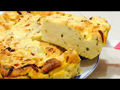 This Cheesy Savoury Bread Pudding Tasted So Delicious !