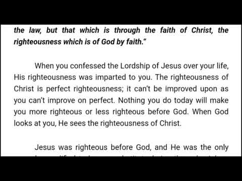 SATURDAY, 27TH JANUARY 2024 | THE RIGHTEOUSNESS OF JESUS CHRIST | RHAPSODY OF REALITIES