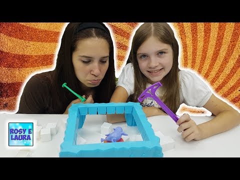 CHALLENGE SALVA IL PINGUINO - freddo polare per una sfida sul ghiaccio ! Aiutiamo Martino!