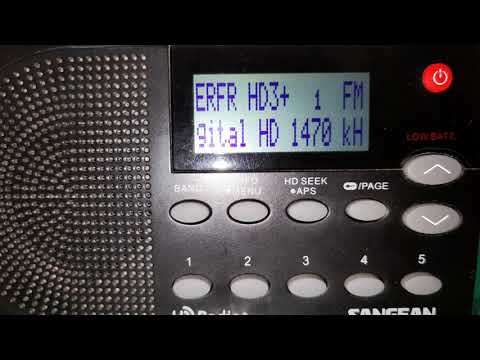 XERFR-FM 103.3 MHz, HD3: Grupo Fórmula 1470, Ciudad de México, 2 de septiembre del 2021.