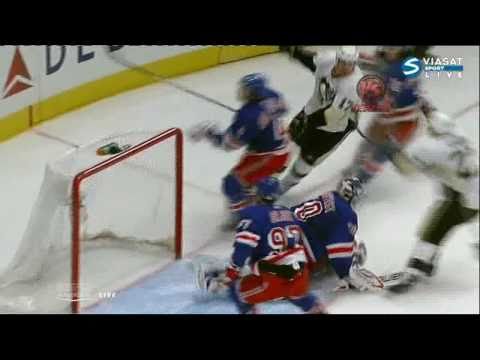 Goal Mike Rupp (Penguins & Rangers), NHL, 02/01/2011(HD)
