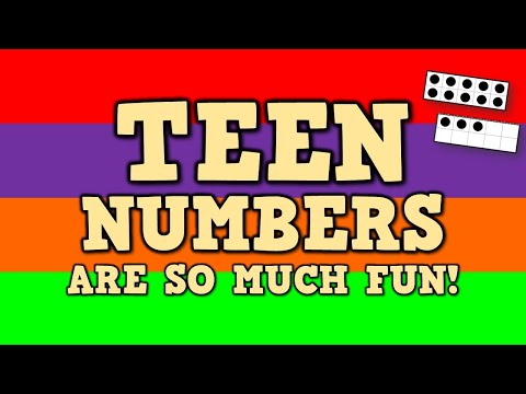 TEEN NUMBERS ARE SO MUCH FUN!  (Identifying teen numbers & quantities)