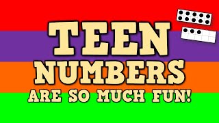 TEEN NUMBERS ARE SO MUCH FUN!  (Identifying teen numbers & quantities)