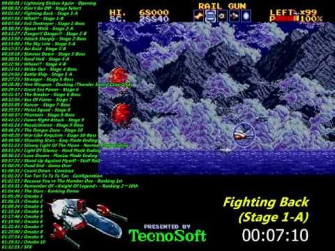 test thunder force 4 megadrive