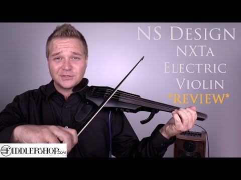 2025 NS Design NXT5A WITH BOW! fretted 5-String Electric Violin Amber Burst image 4