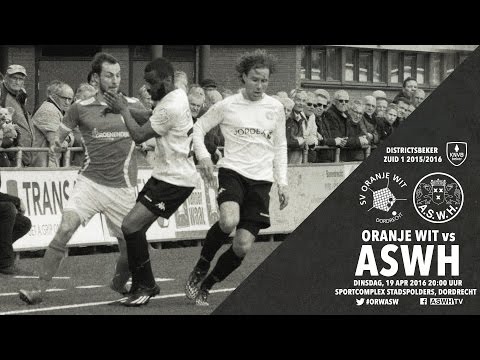 Doelpunten Oranje Wit - ASWH 2-2 + Penalty's (19-04-2016)