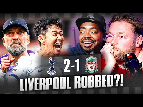 Nine-Man LIVERPOOL ROBBED?! | Tottenham 2-1 Liverpool | Highlights