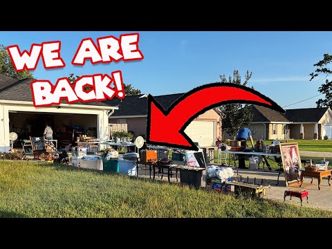 YARD SALES ARE ALIVE AND WELL!!!