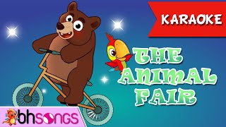 Animal Fair | Nursery Rhymes Songs For Children [ Karaoke 4K ]