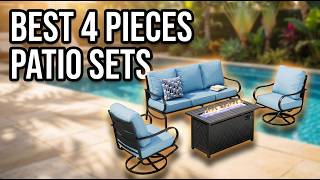 Best 4 Pieces Patio Conversation Sets 2026: Top Durable & St