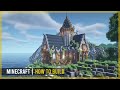 Minecraft How to Build a Medieval Library (Tutorial)