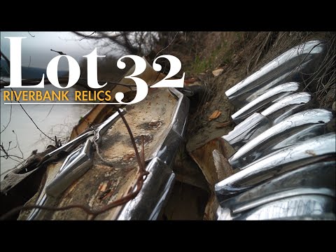 Classic Car Graveyard. A Government Disposal of Vintage Cars Found on the Banks of the Fraser River.