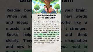 How Reading Books Grows Your Brain📚 | English Reading and Listening Practice #easyenglish #english 