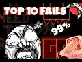 Top 10 Most Stupid Fails Ever In Insane Demons [GEOMETRY DASH]