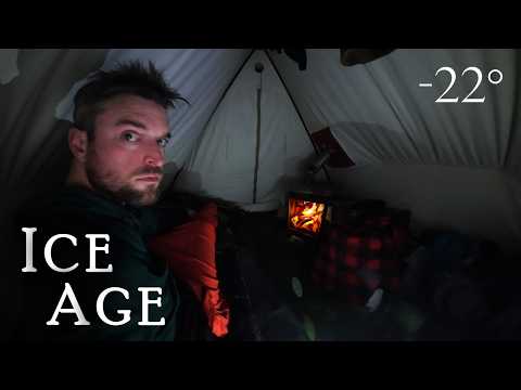 5 Days Solo Camping -22° in an Icy El Niño Winter