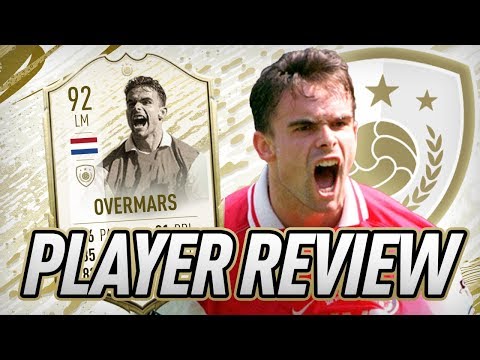 92 ICON MOMENTS OVERMARS PLAYER REVIEW! - FIFA 20 Ultimate Team