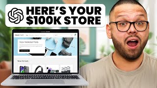 I Let AI Build My Entire Dropshipping Store ($100k/Potential!)