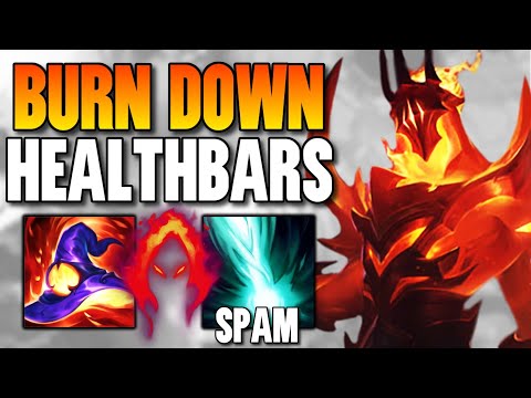 EVERY 50 SECONDS = DEAD ENEMY TEAM WITH FULL NUKE KARTHUS! (SPAM ULT) - League of Legends