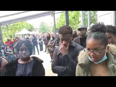 The Burial service of Bright Ampong