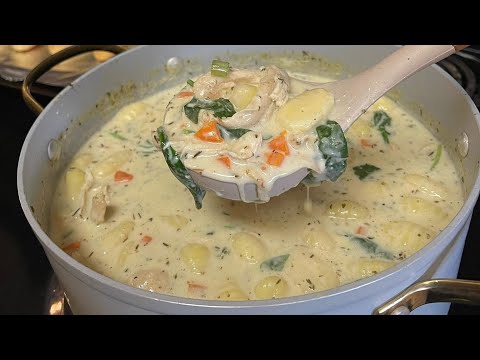 How To Make Olive Gardenās Chicken And Gnocchi Soup