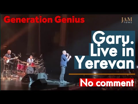 Concert of French singer Garou in Yerevan