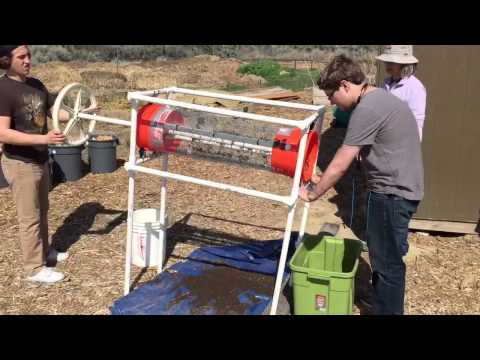 Worm Sorter Field Test - Wheel Crank